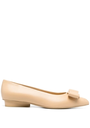 Ferragamo Viva ballerina shoes - Neutrals