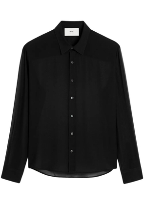AMI Paris crepe shirt - Black
