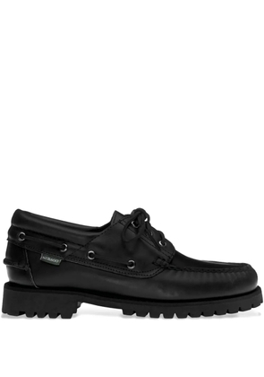 Sebago acadia waxy loafers - Black