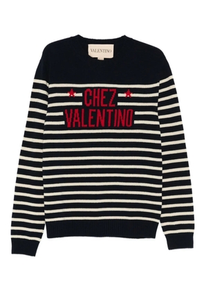 Valentino Garavani Chez-motif sweater - Blue