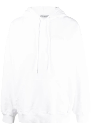 Carhartt WIP graphic-print cotton hoodie - White