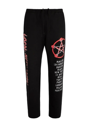 Local Authority graphic-print track pants - Black