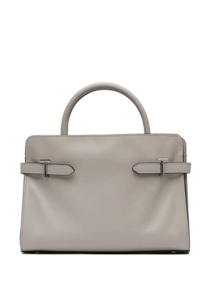 Le Tanneur leather buckled tote bag - Grey