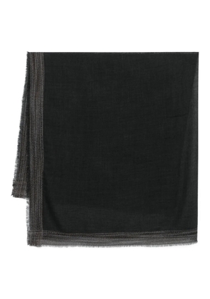 Faliero Sarti frayed-edge scarf - Grey