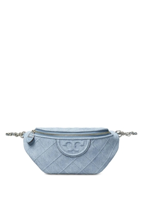 Tory Burch Fleming denim belt bag - Blue