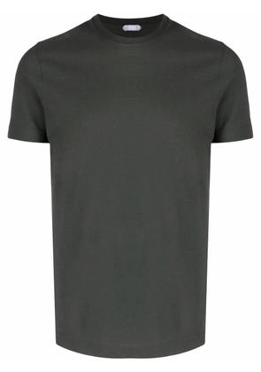 Zanone short-sleeved cotton T-shirt - Green
