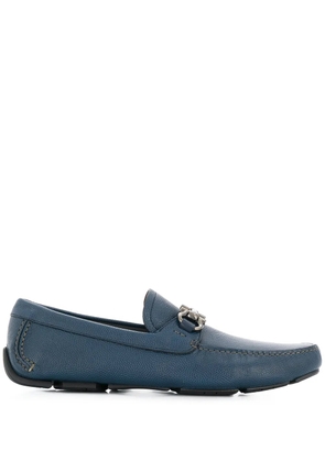 Ferragamo Gancio horsebit driving shoes - Blue