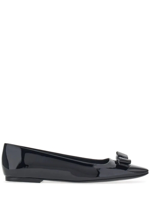 Ferragamo Vara bow ballerina shoes - Black