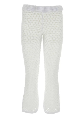 Valentino Garavani Escape crochet trousers - White
