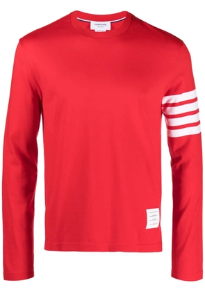 Thom Browne 4-Bar Stripe 2003-print T-shirt - Red