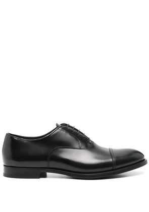 Doucal's leather Oxford shoes - Black