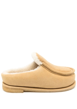 JW Anderson suede mules - Brown