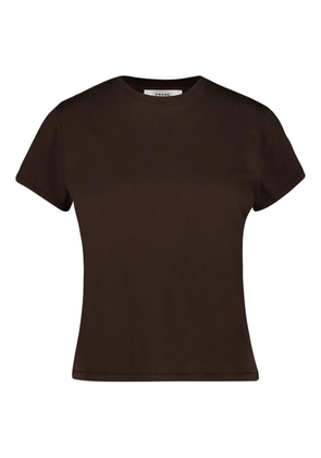 FRAME crew-neck short-sleeve T-shirt - Brown