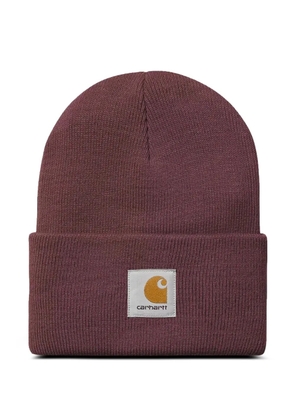 Carhartt WIP logo-patch hat - Purple