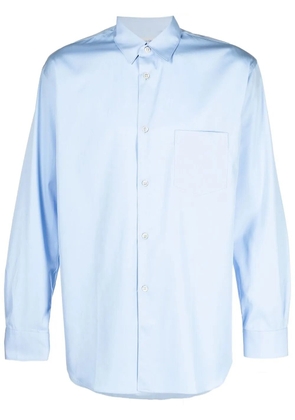 Comme Des Garçons Shirt long-sleeve cotton shirt - Blue