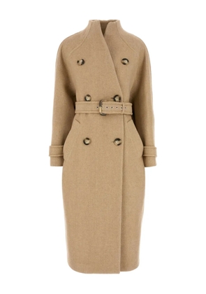Sportmax Adatti double-breasted belted coat - Brown