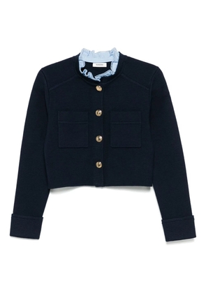 SANDRO knitted cardigan - Blue