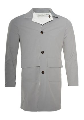 Kiton Kim reversible single-breasted coat - Grey