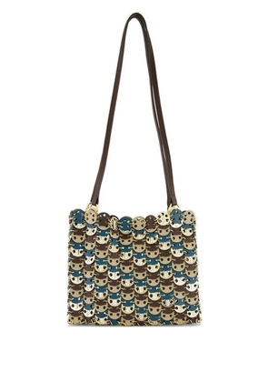 Rabanne disc-detailing shoulder bag - Gold
