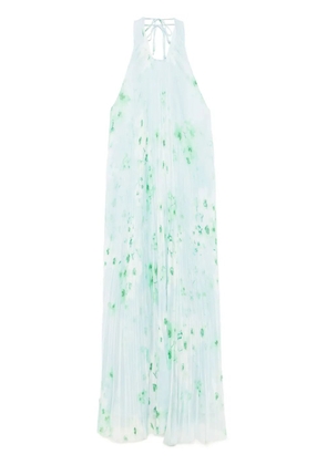 PINKO floral-print maxi dress - Blue