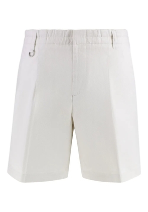 Paolo Pecora linen-blend bermuda shorts - White