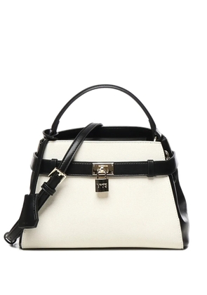 V°73 Yui two-tone tote bag - Neutrals