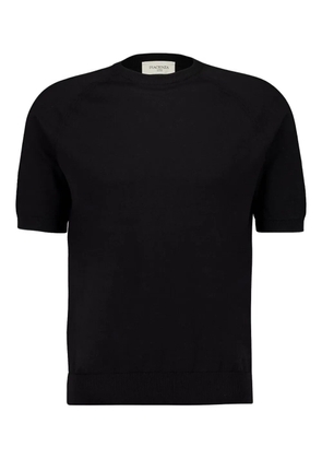 Piacenza Cashmere short-sleeve T-shirt - Black