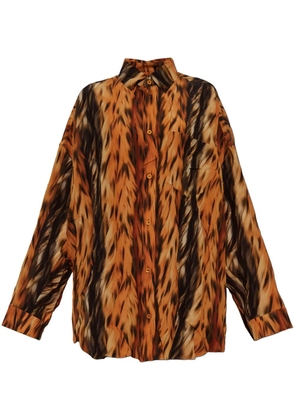 Balenciaga printed shirt - Orange