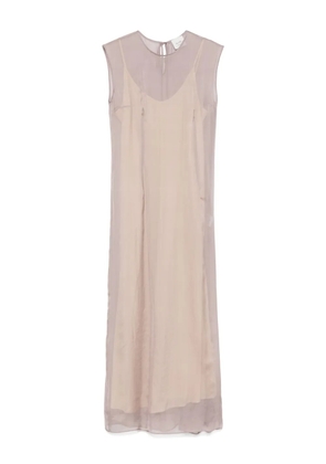 Alysi chiffon maxi dress - Purple