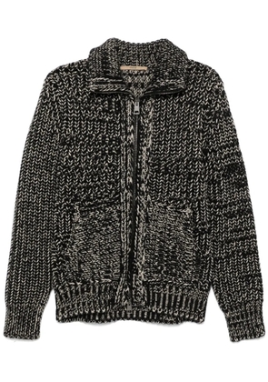 Nuur chunky-knit cardigan - Black