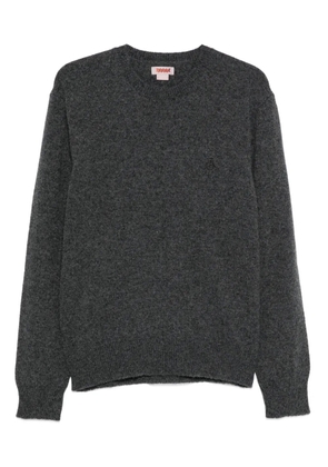 Baracuta embroidered crew-neck sweater - Grey