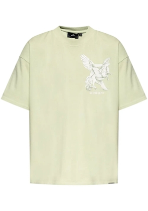 Represent graphic-print T-shirt - Green