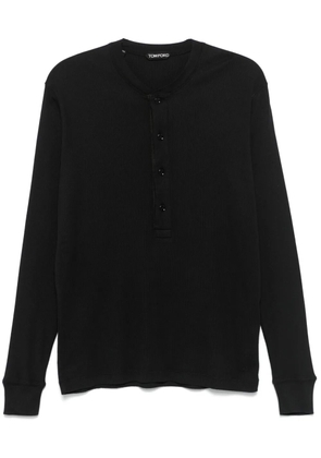 TOM FORD fine-ribbed T-shirt - LB999