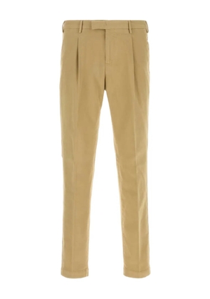 PT Torino pleated cotton trousers - Neutrals