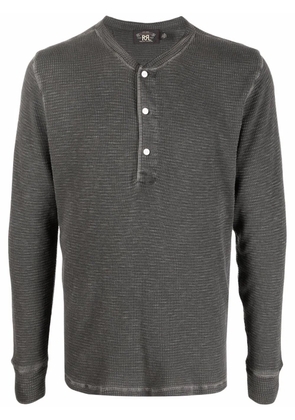 Ralph Lauren RRL cotton Henley top - Grey