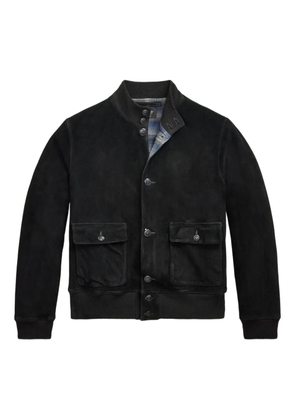Ralph Lauren RRL suede bomber jacket - Black