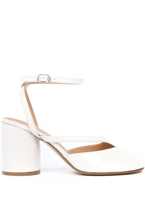Maison Margiela 80mm Tabi sandal pumps - White
