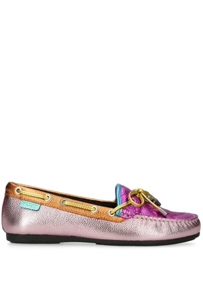 Kurt Geiger London Eagle leather moccasins - Multicolour