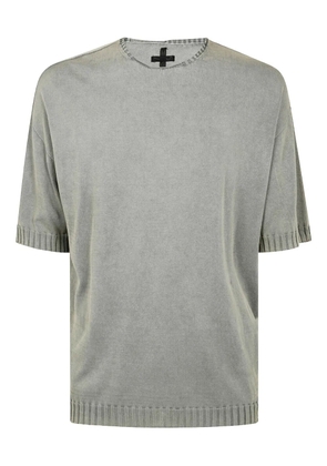 MD75 ribbed-trim T-shirt - Neutrals