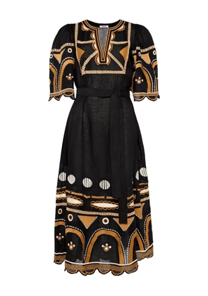 ERES Ornement midi dress - Black