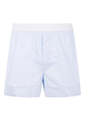 TOM FORD striped-pattern cotton boxer shorts - Blue