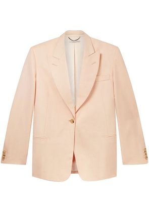 Stella McCartney single-breasted peak-lapels blazer - Orange
