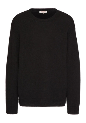 Valentino Garavani stud-embellished cashmere jumper - Black