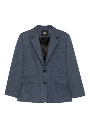 Maje single-breasted blazer - Blue