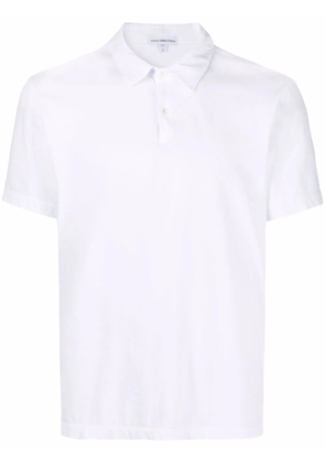 James Perse short-sleeved cotton polo shirt - White