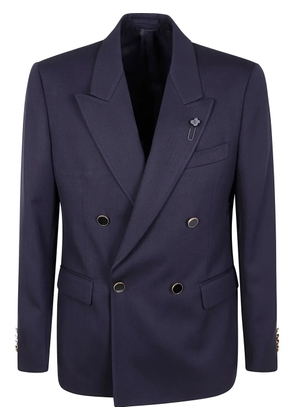 Lardini double-breasted blazer - Blue