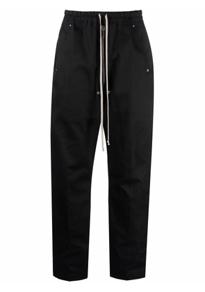 Rick Owens DRKSHDW drop-crotch drawstring trousers - Black