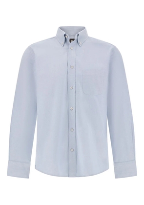 Boggi Milano chest-pocket oxford shirt - Blue
