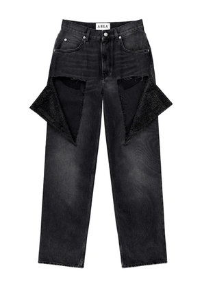 AREA cotton trousers - Black