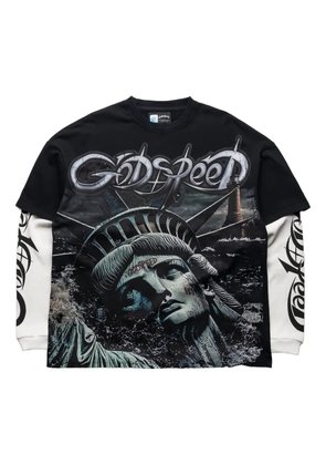 GODSPEED Sunken Liberty 2 layered sweatshirt - Black